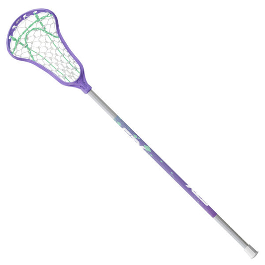 STX Exult Rise Complete Women's Lacrosse Stick Purple, ideal for new players