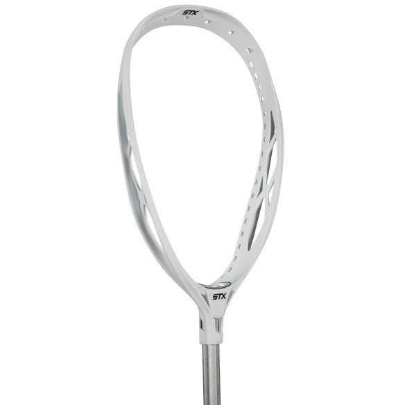 STX Lacrosse Eclipse 3 Goalie Head White angled view