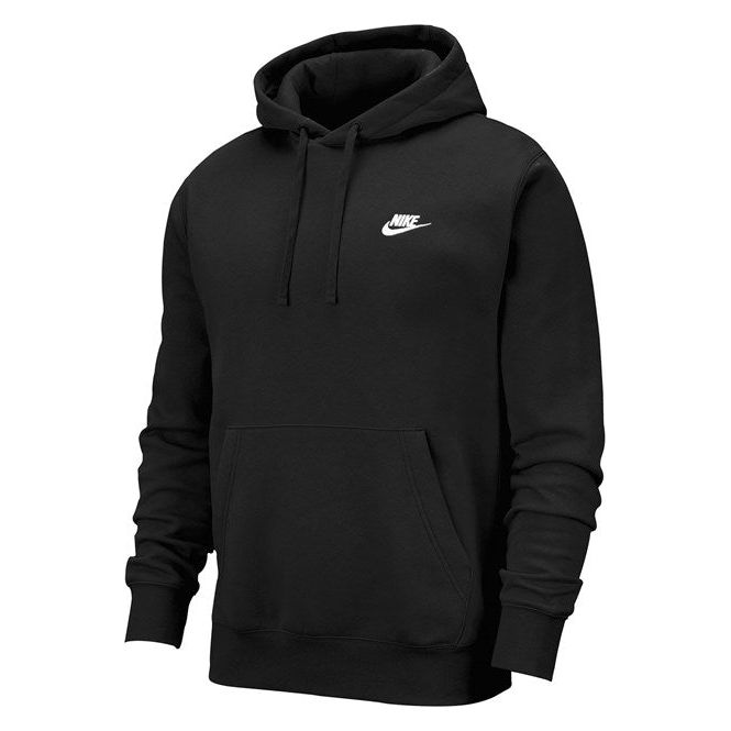 Nike Club Hoodie Black Northern Soul Sportswear