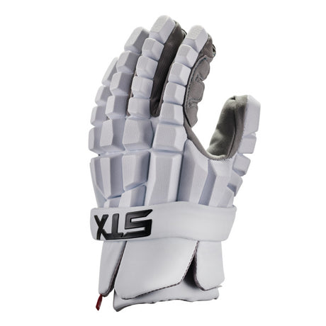 STX Surgeon LZR Lacrosse Gloves White