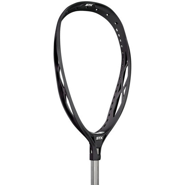 STX Lacrosse Eclipse 3 Goalie Head Black Angled View