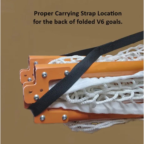 Rage Cage Box Wide-V6 4 x 4'9" Folding Lacrosse Goal with 5mm Net