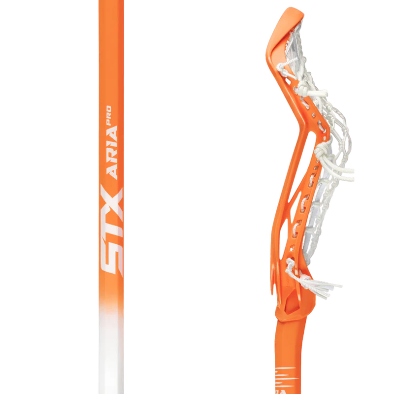 STX Aria Pro Elite Complete Women's Lacrosse Stick with Lock Pocket 2.0 Orange