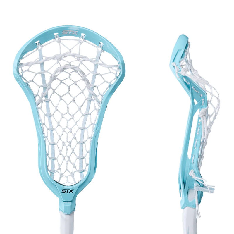 STX Aria Pro-M Complete Women's Lacrosse Stick with Lock Pocket 2.0 Limited Edition Blue