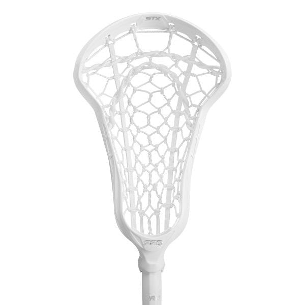 STX Exult Pro Lock Pocket 2.0 10 Degree Women's Lacrosse White Head White Pocket