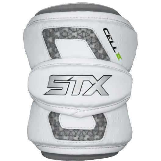 STX's newest lacrosse elbow pads, the Cell 6.