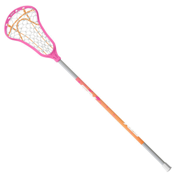 STX Exult Rise Complete Women's Lacrosse Stick Pink. The perfect stick for entry level youth players, 