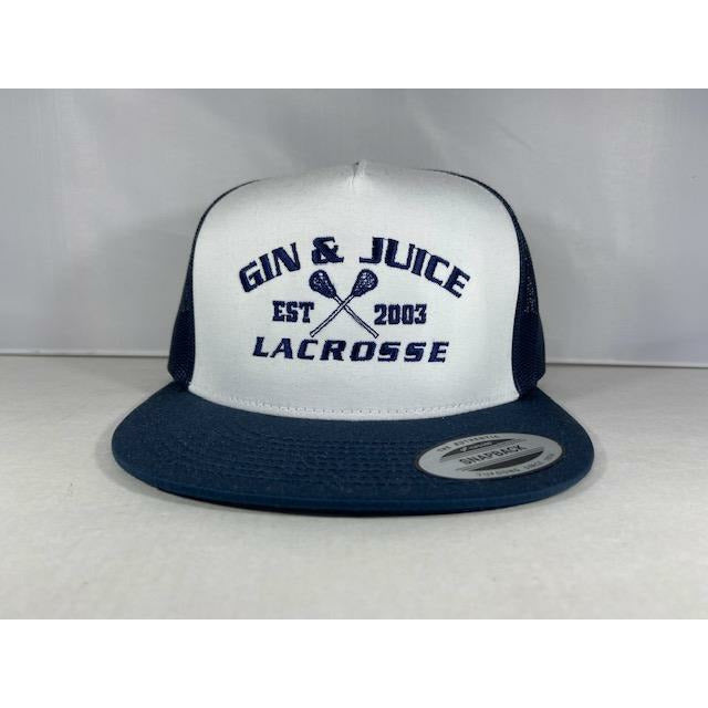 Gin & Juice Lacrosse Snapback Mesh Trucker Hat