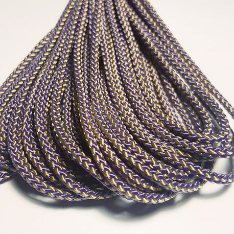 10 Yards of Custom Laxroom Premium Sidewall String Purple and Gold