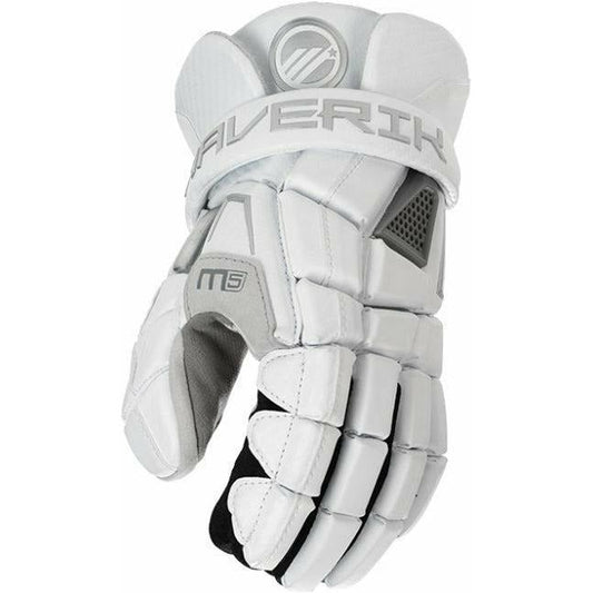 Maverik M5 Lacrosse Gloves White