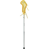 Gait Whip Complete Women's Lacrosse Stick Rail Elite Pocket Yellow Head, White Handle