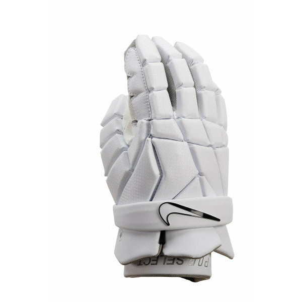 Nike Vapor Select Men's Lacrosse Gloves White