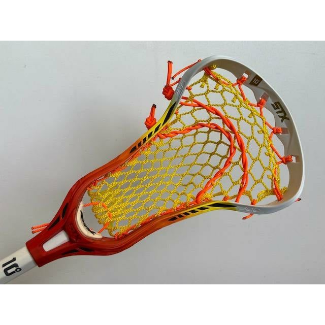 Custom Dyed STX Crux 600 women's lacrosse stick with Nike Lunar Elite Handle and Crux Pro Mesh