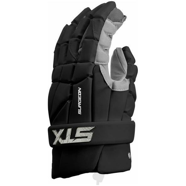 STX Surgeon LTZ Lacrosse Gloves Black