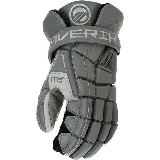 Maverik M5 Lacrosse Gloves Grey