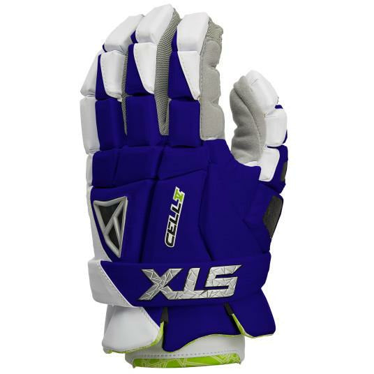 STX Cell 5 Lacrosse Gloves Royal
