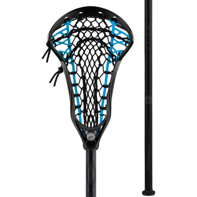 Maverik Axiom Vertex Mesh Complete Women's Lacrosse Stick Black/Blue