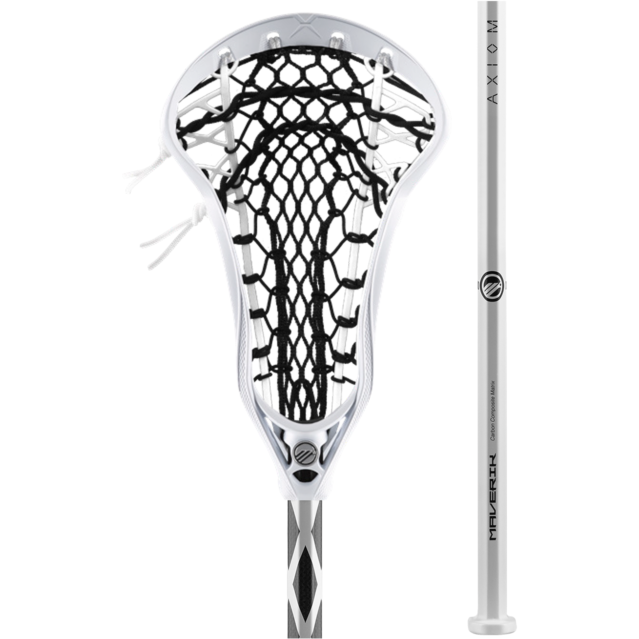 Maverik Axiom Vertex Mesh Complete Women's Lacrosse Stick White/Black