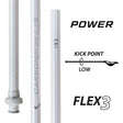 ECD Carbon Pro 3.0 Composite Power Attack Lacrosse Shaft White