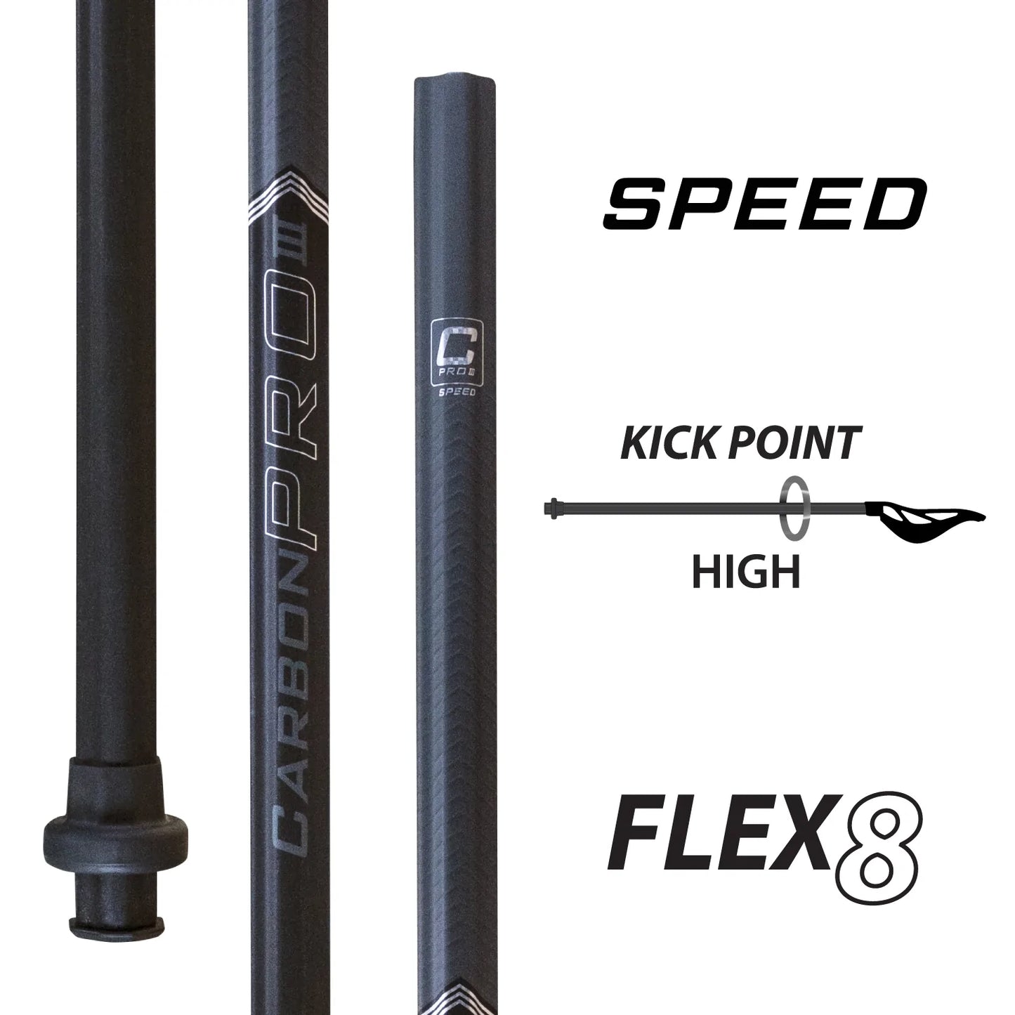 ECD Carbon Pro 3.0 Composite Speed Attack Lacrosse Shaft