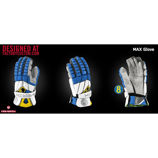 Custom Maverik Max 3 Lacrosse Gloves