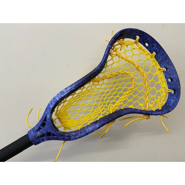 Custom Denim Dyed StringKing Complete 2 Defense Lacrosse Stick