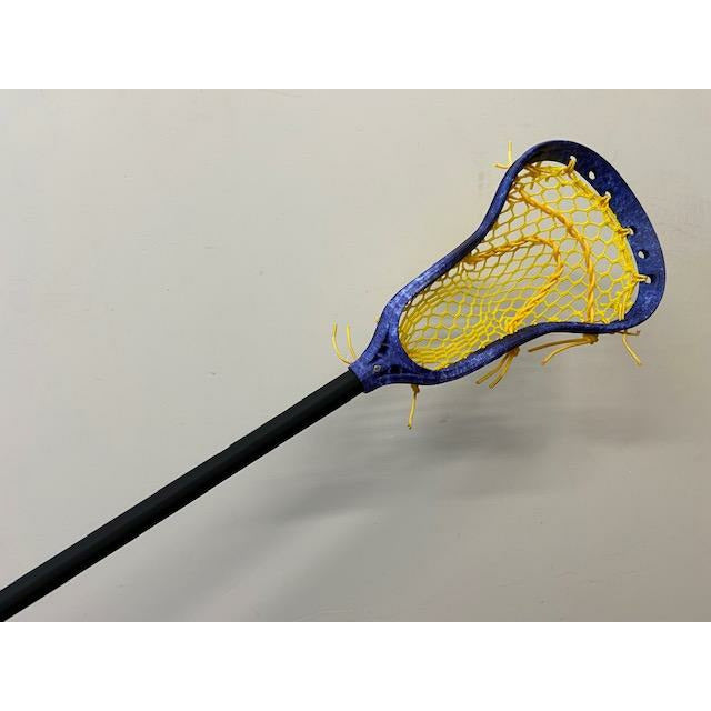 Custom Denim Dyed StringKing Complete 2 Defense Lacrosse Stick