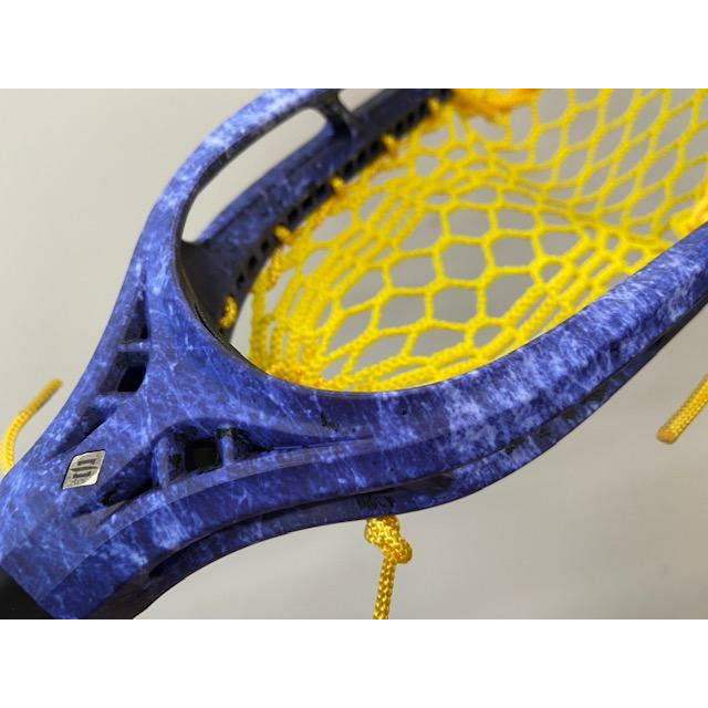 Custom Denim Dyed StringKing Complete 2 Defense Lacrosse Stick