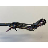 Custom STX Exult Pro Elite Complete Women's Lacrosse Stick Crux 2.0 Pocket Black/Purple/Gold