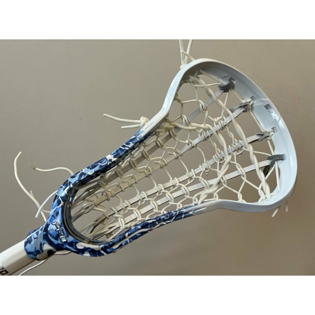 Custom Dyed STX Exult Pro Elite with Proform Pocket White/Blue Dye