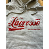 It's The Real Thing Lacrosse Hoodie Grey