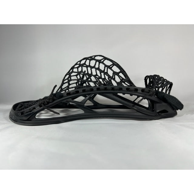 Custom "Blackout" STX Lacrosse Surgeon 900 with 7D Mesh side view