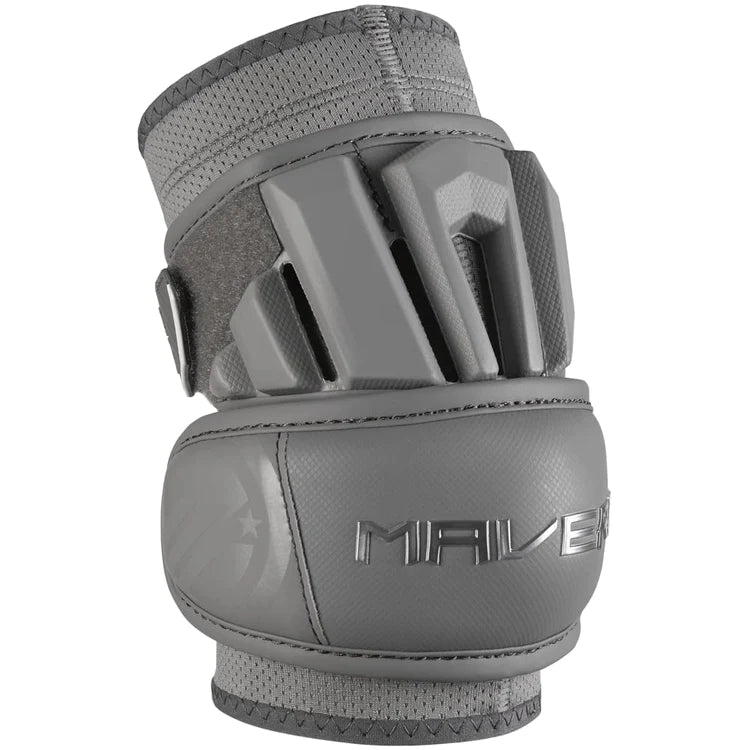 Maverik Max Lacrosse Elbow Pads 2023 Model grey