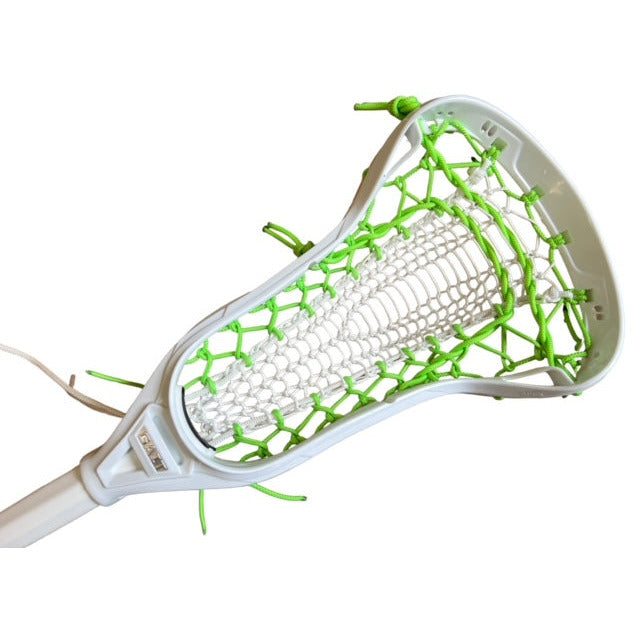 Custom Strung Gait Apex Complete Women's Lacrosse Stick with Armor Mesh Valkyrie Pocket