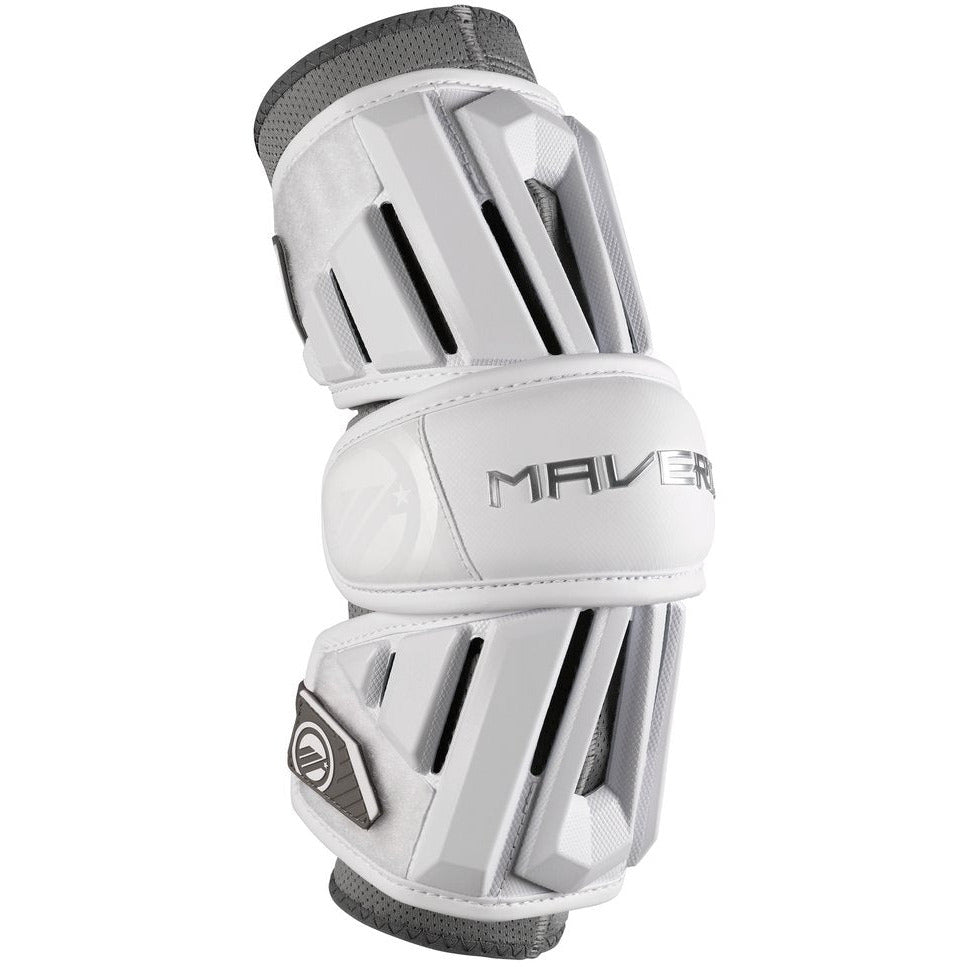 Maverik Max Lacrosse Arm Guards 2023 Model white