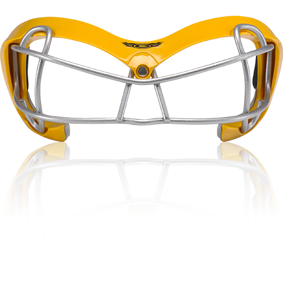 Cascade Poly Arc Women's Lacrosse Eye Mask Goggles Athletic Gold