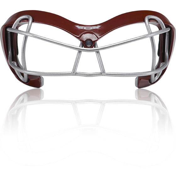 Cascade Poly Arc Women's Lacrosse Eye Mask Goggles Maroon