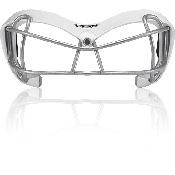 Cascade Poly Arc Women's Lacrosse Eye Mask Goggles White