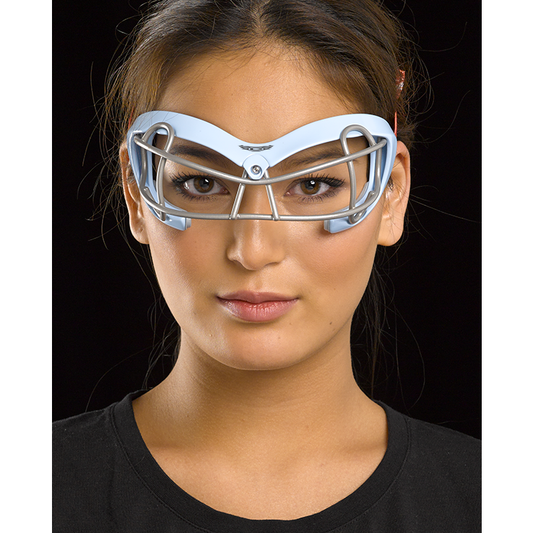 Cascade Poly Arc Women's Lacrosse Eye Mask Goggles Carolina Blue