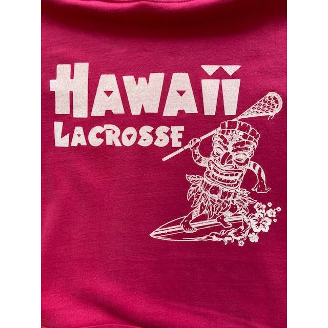 Hawaii Lacrosse Hoodie Pink