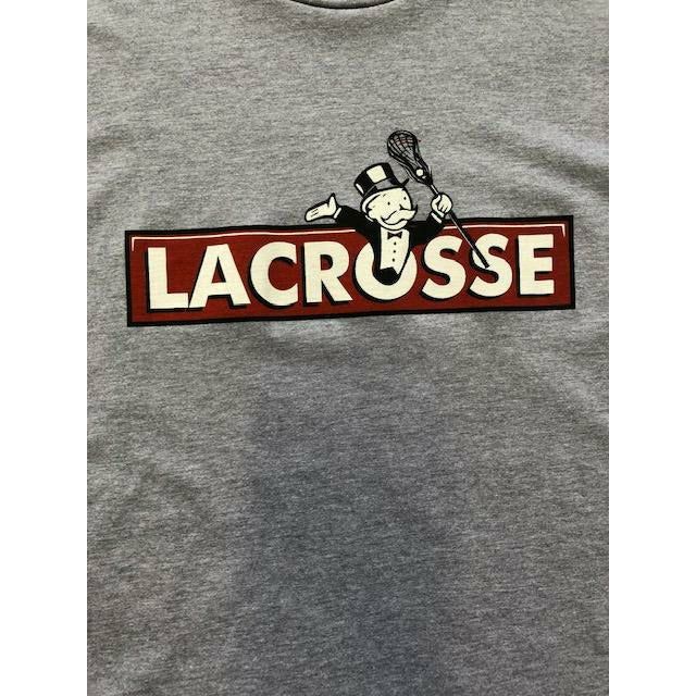 Monopoly Lacrosse Tee Grey