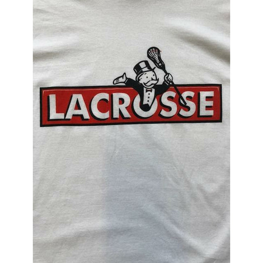 Monopoly Lacrosse Tee White