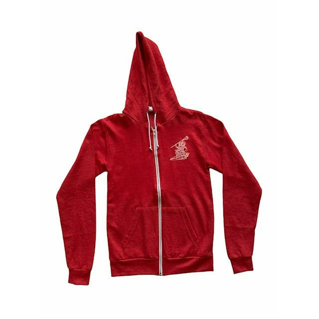 Women's Hawaii Zip Up Hoodie Red