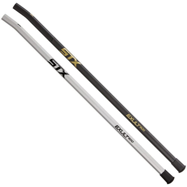 STX Exult 600 10 Degree Women's Lacrosse Handle Platinum/Black, Black/Gold